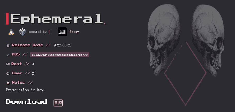 HMV-Ephemeral